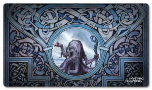A Mythic Gaming exclusive playmat created by the NordicMistform team in partnership with Mythic Gaming
