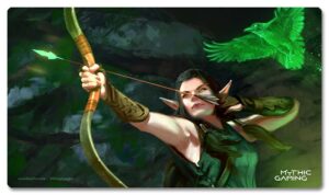 A Mythic Gaming exclusive playmat created by the GreenSpirits team in partnership with Mythic Gaming